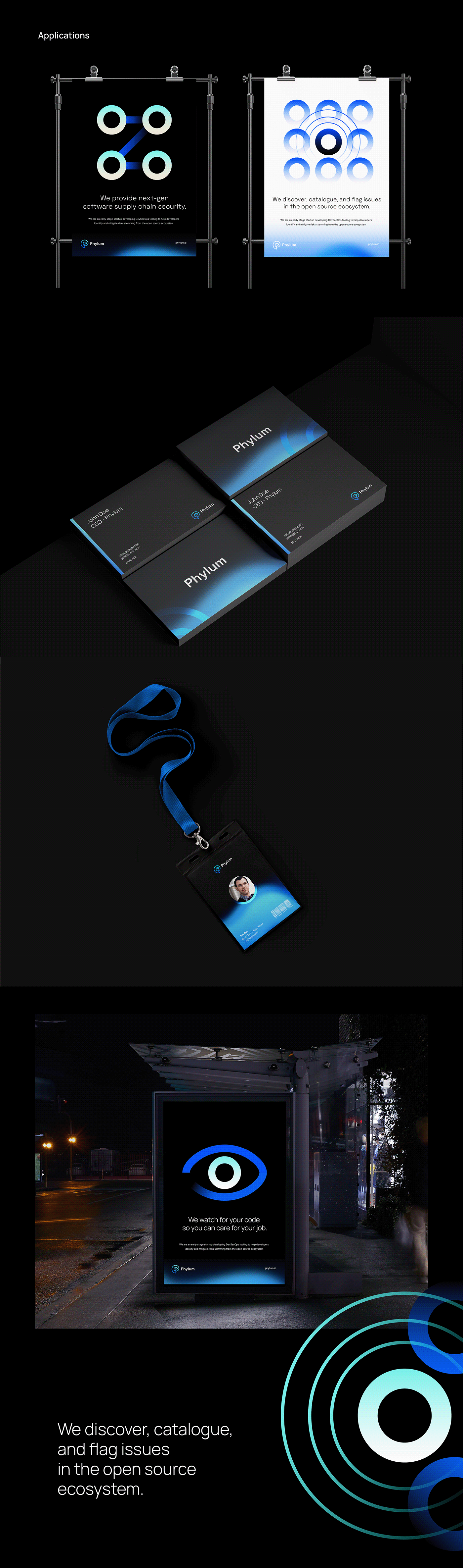 blue branding  dark ui interface design Logo Design SAAS security security app Security App Identity