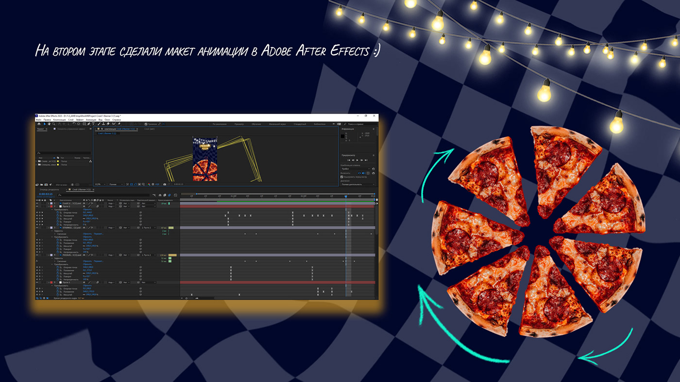 2 D Animation after effects animation  design grafic design motion motion design motion graphics  Pizza pizza design