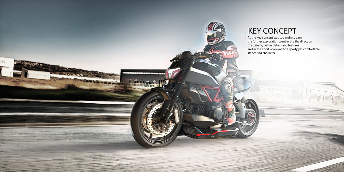 motorcycle design Ducati diavel
