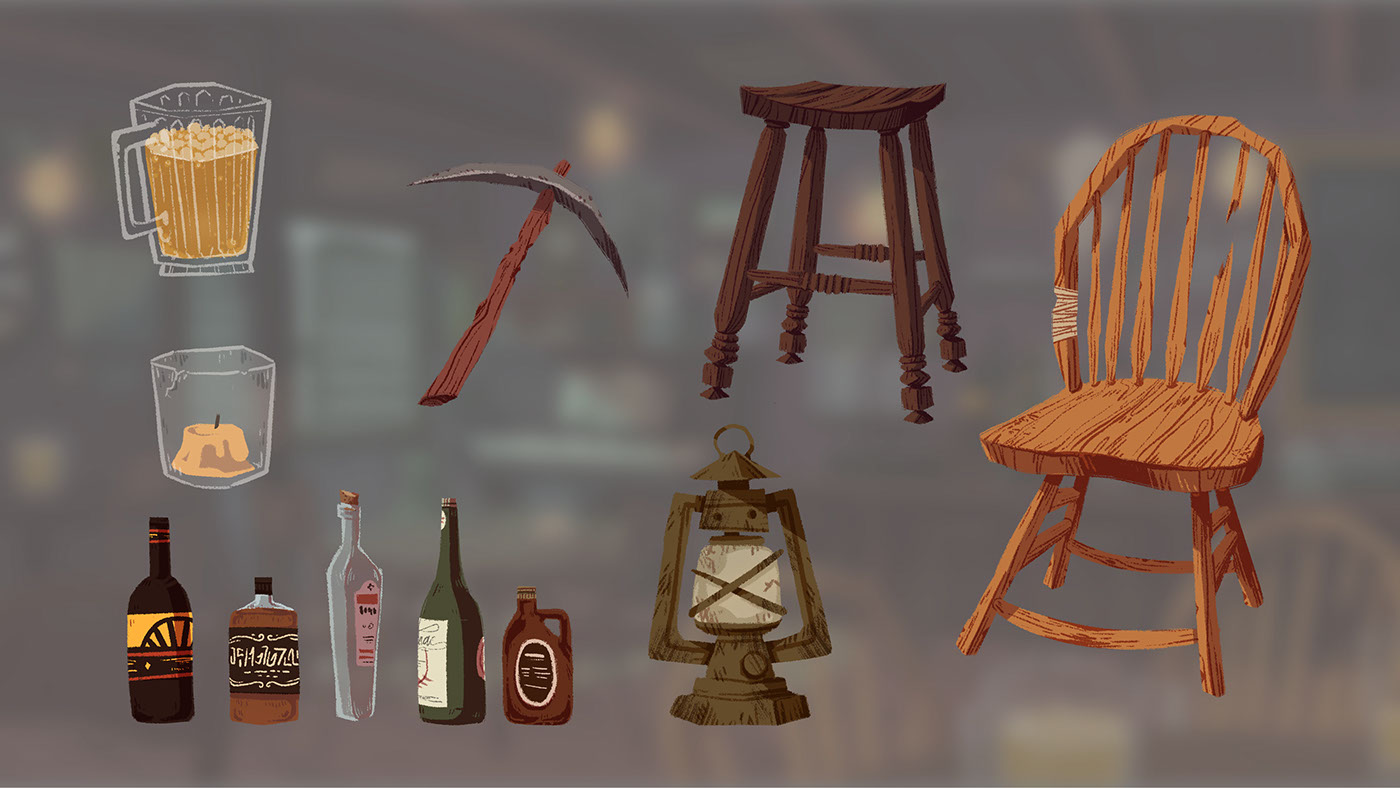 the adventure zone TAZ Eleventh hour D&D Dungeons and Dragons VisDev Visual Development background props
