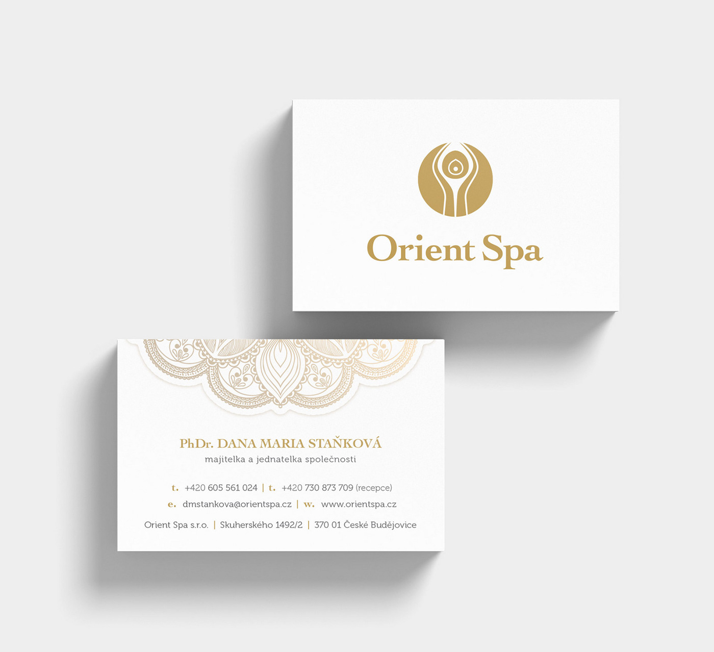 Spa massage Thai Orient texture car Corporate Identity