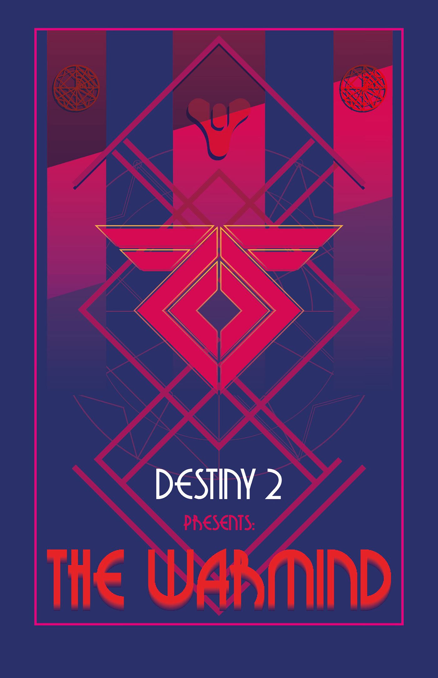 adobe illustrator art deco Bungie destiny destiny 2 destiny 2 poster Destiny2 Digital Art  game vector