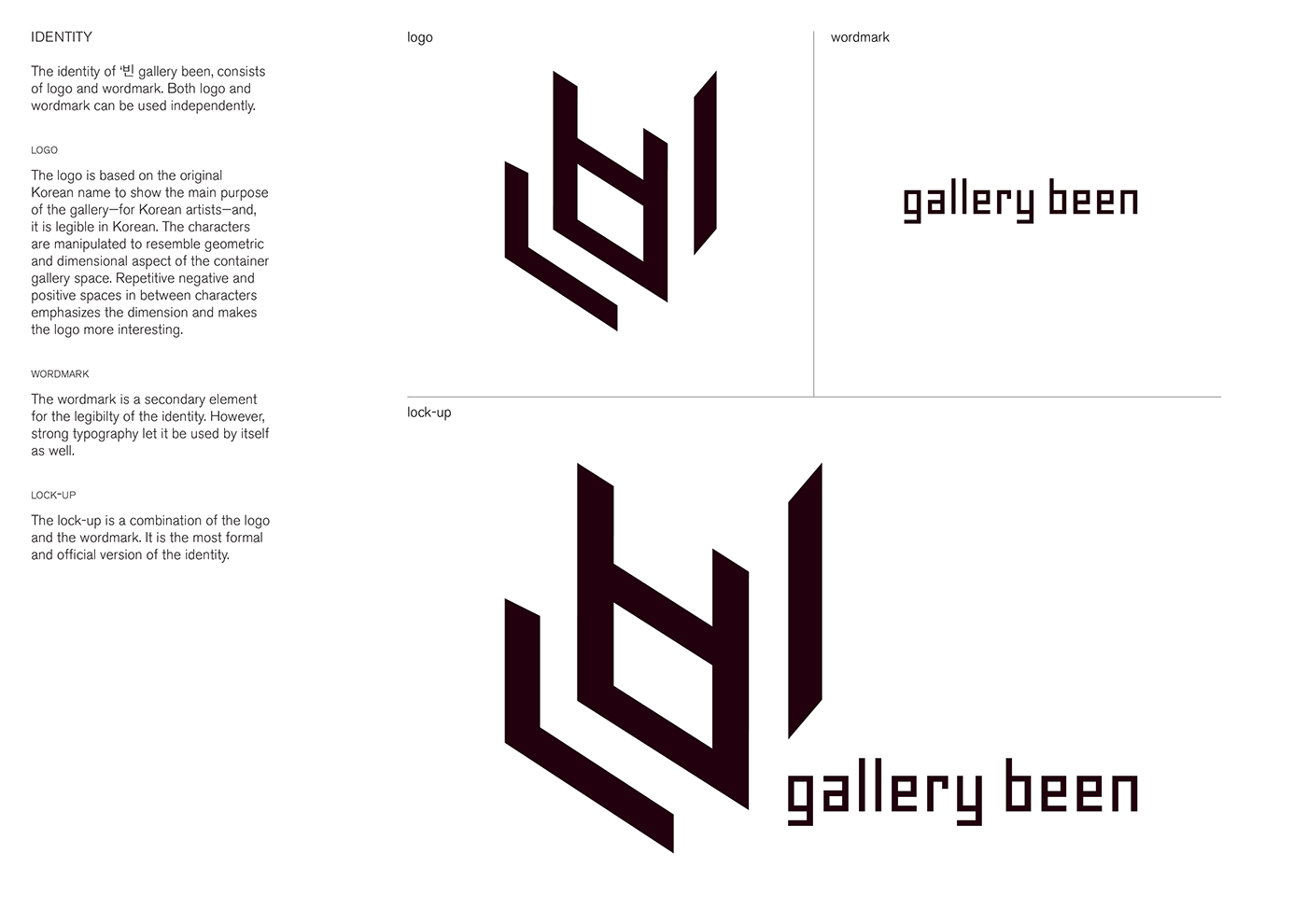 branding  design gallery typography   korean logo Logotype art direction  poster adobeawards