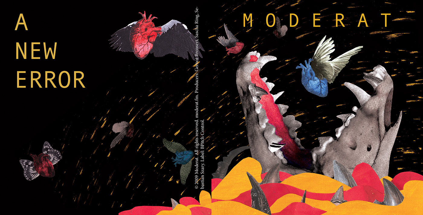 Fan cover of "Moderat's" A new error. Not created for any monetary purposes.  Mixed media collage. 