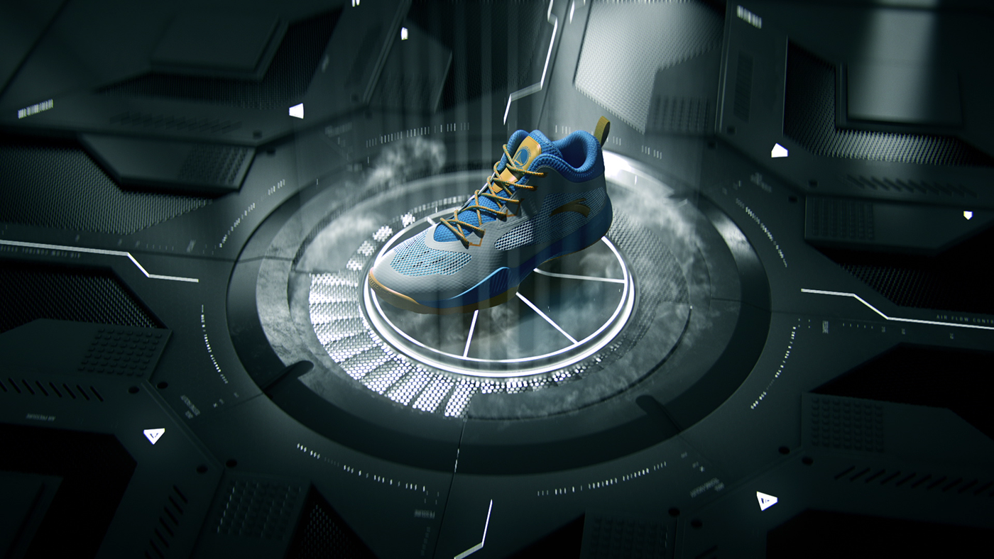 sneakers 3D commercial NBA basketball