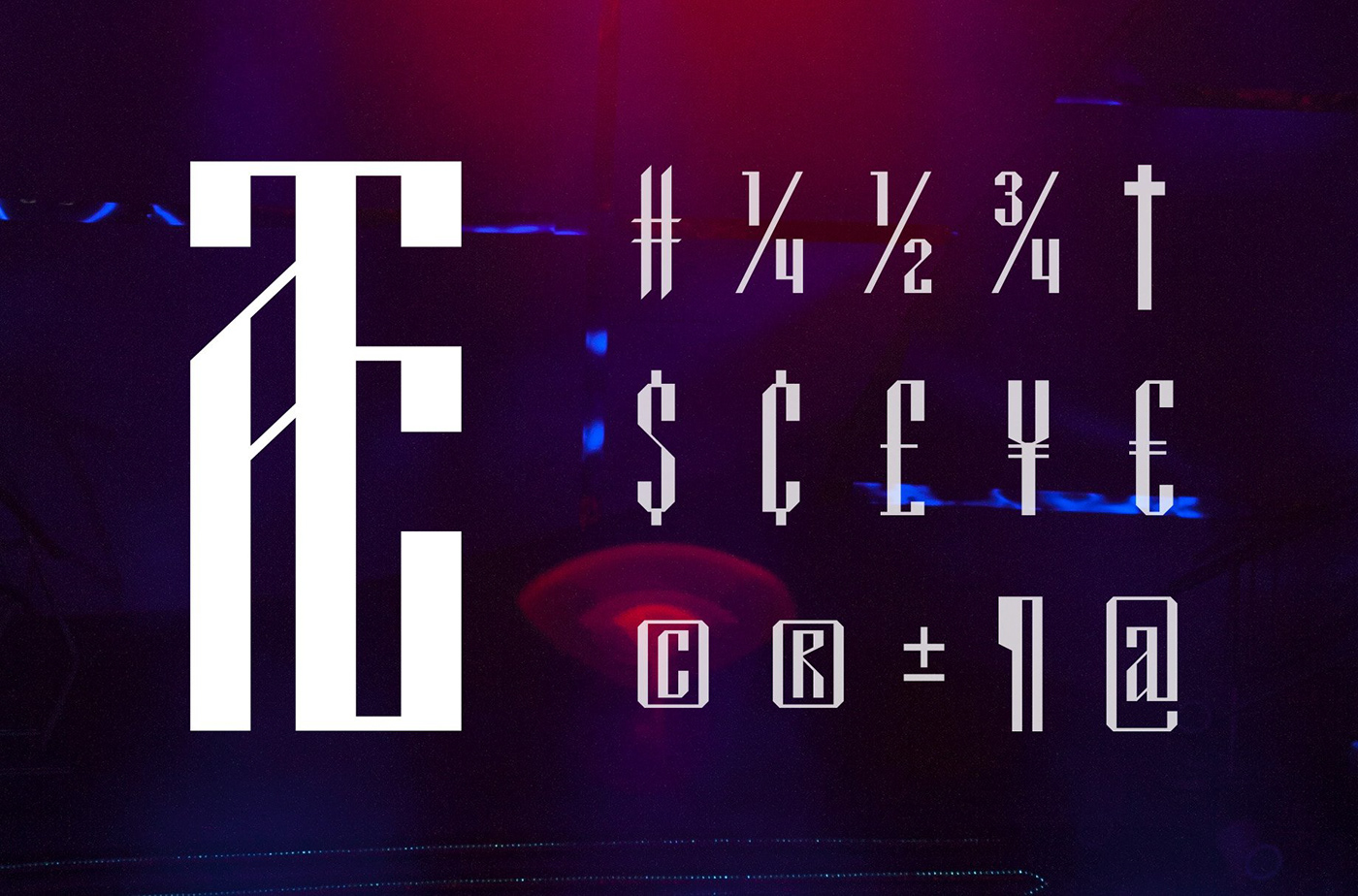 Cyrillic Latin font Script techno modern poster encrypted pattern free