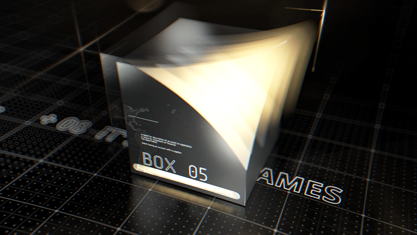 motion design box tv graphic stills concept