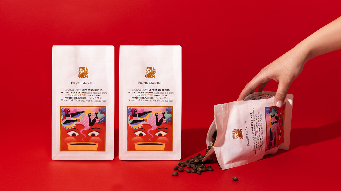 Coffee Packaging branding  ILLUSTRATION  logodesign colors typography   brand identity Graphic Designer Brand Design
