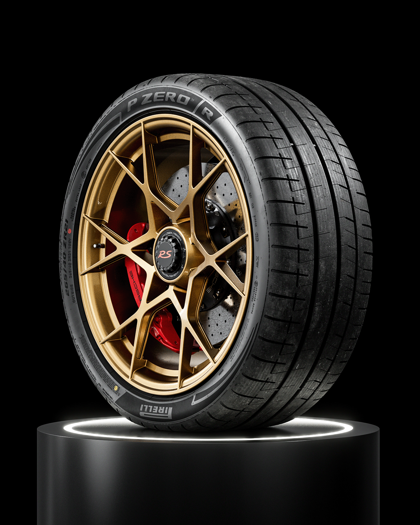 pirelli Tire pzero CGI asset prop textures tyre car Vehicle