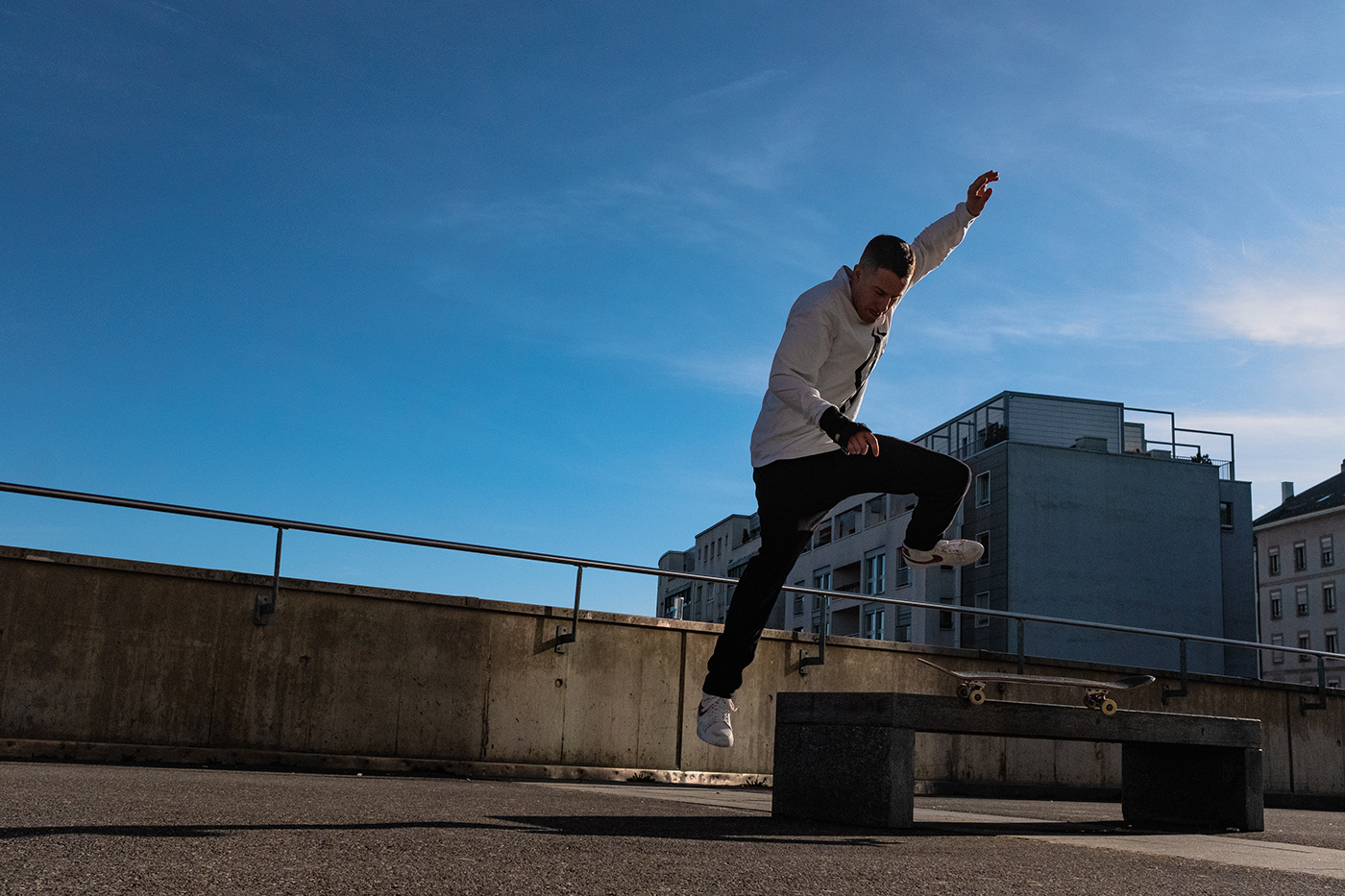 skateboard skater street photography Urban Street skateboarding Photography  Fujifilm X100F Fribourg Switzerland
