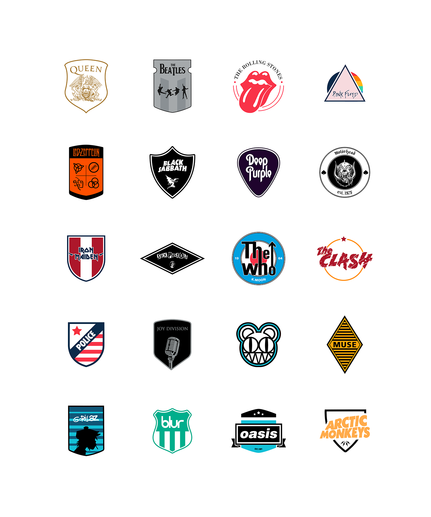 Premier League football soccer rock sports uniform Badges Escudos futebol sports kit