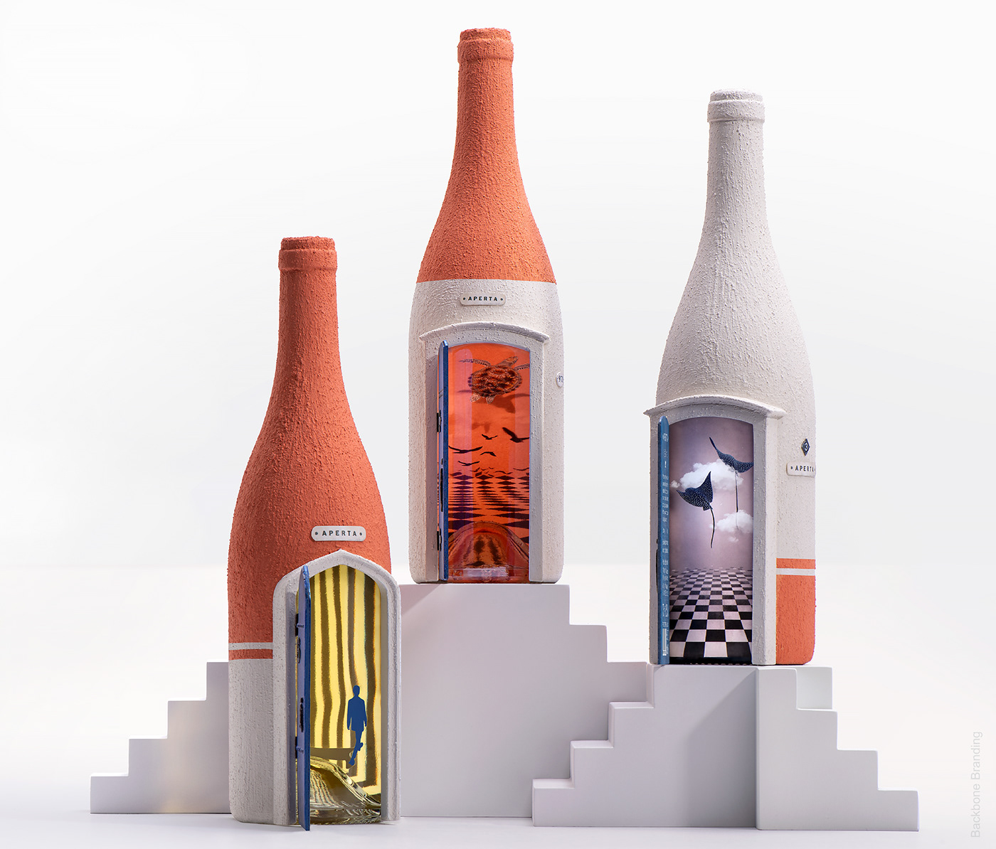 bottle brand identity branding  Packaging visual identity wine