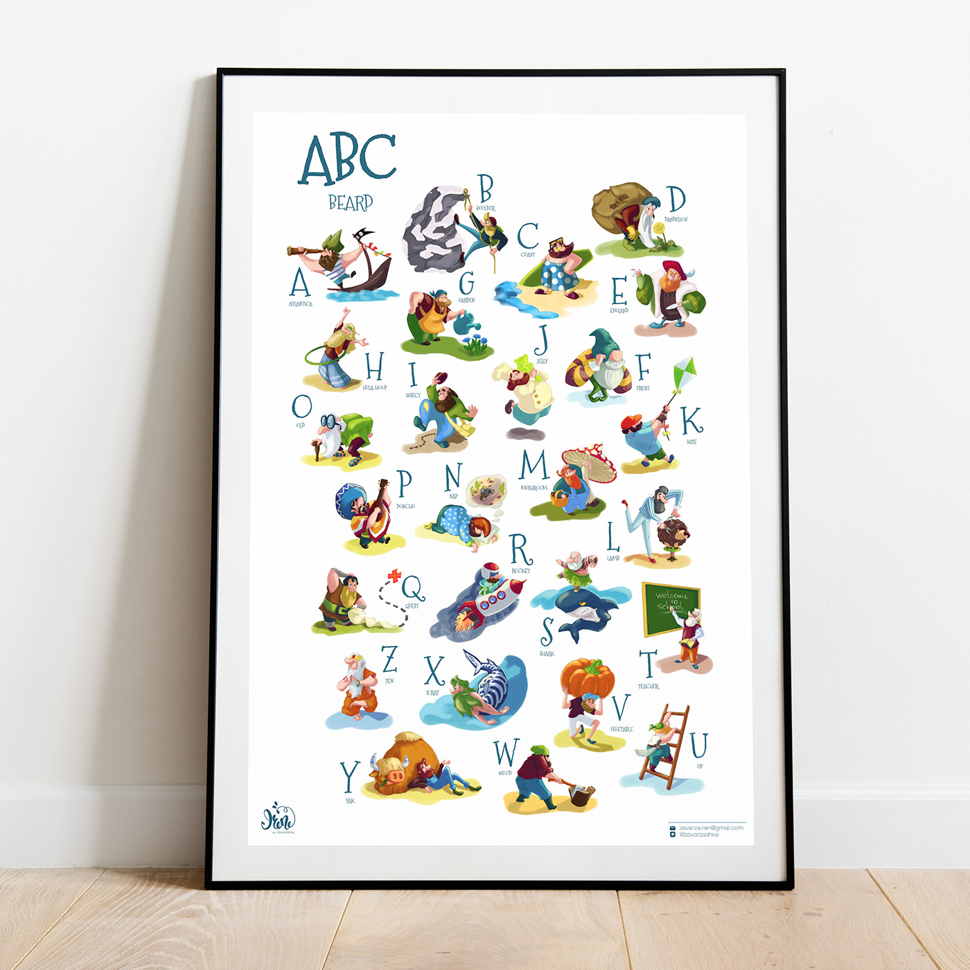 ABC ABCs alphabet cartoon Character design  cute Digital Art  Drawing  ILLUSTRATION  kids