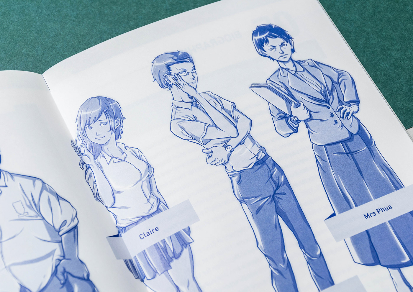 ILLUSTRATION  comic manga school singapore textbook Theatre