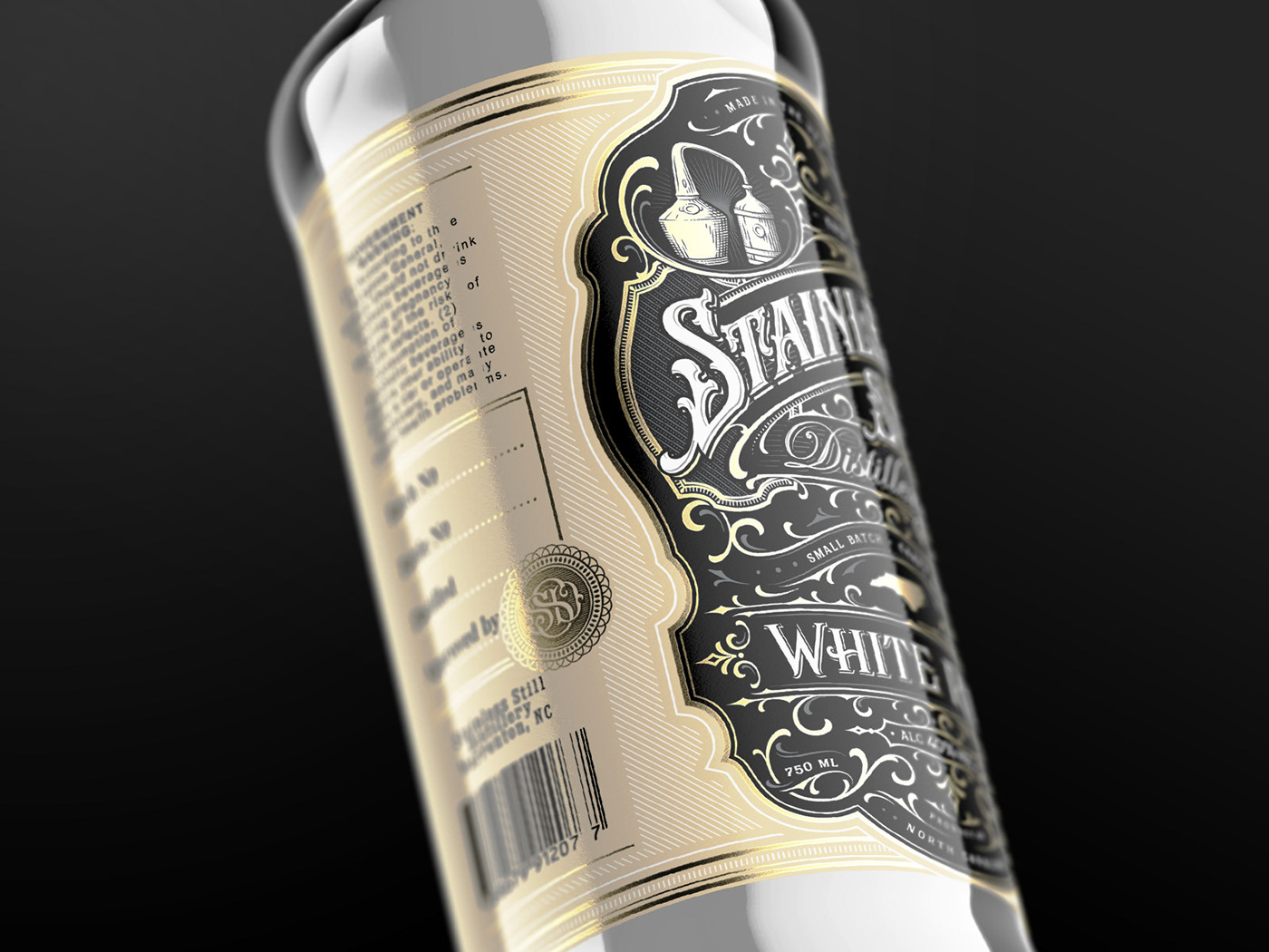 design distillery Label lettering logo luxury Packaging Rum typography   Whiskey