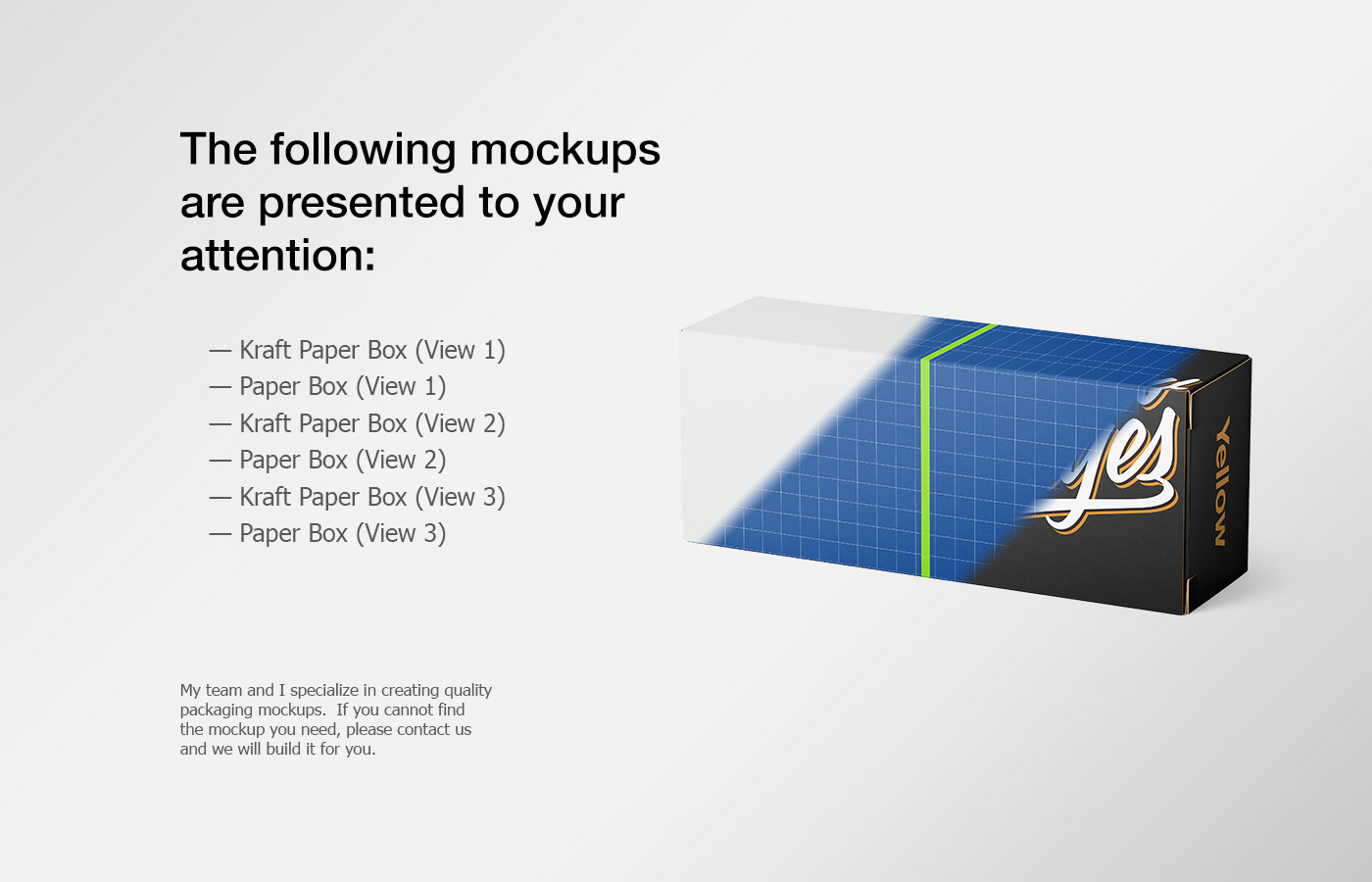 3D box branding  design Mockup mockups Pack packge packmockup wisualization