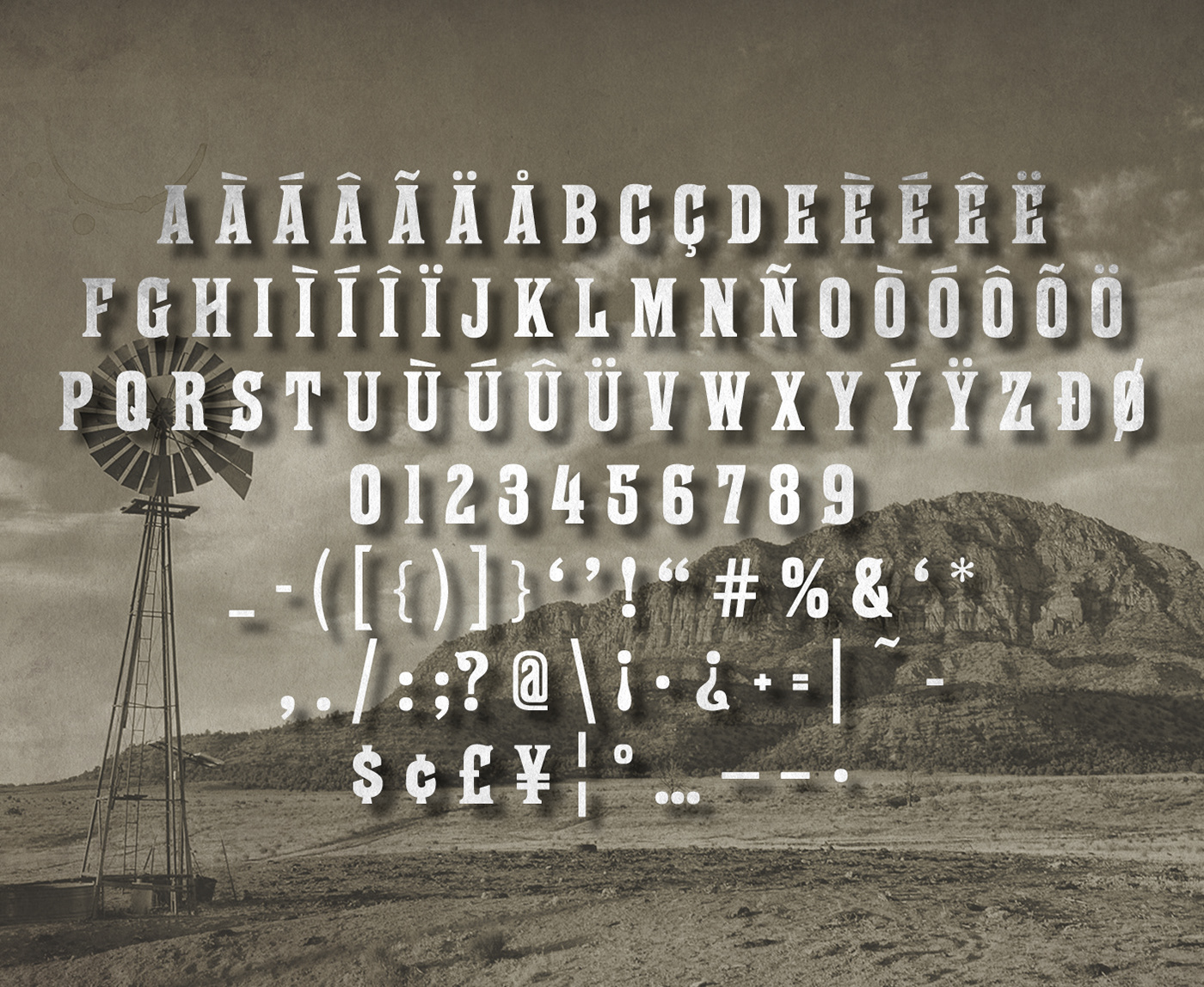 Farringdon Typeface Revival On Behance