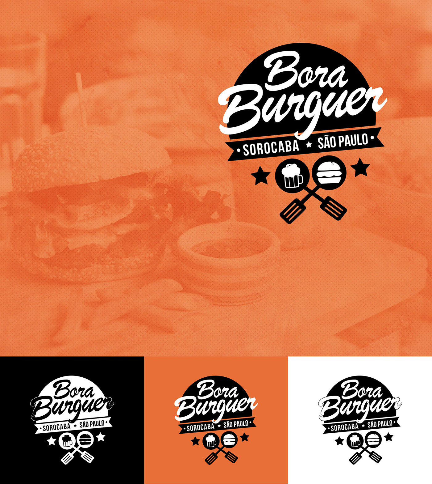 design gráfico identidade visual Logotipo burger hamburgueria graphic design  visual identity logo hamburger