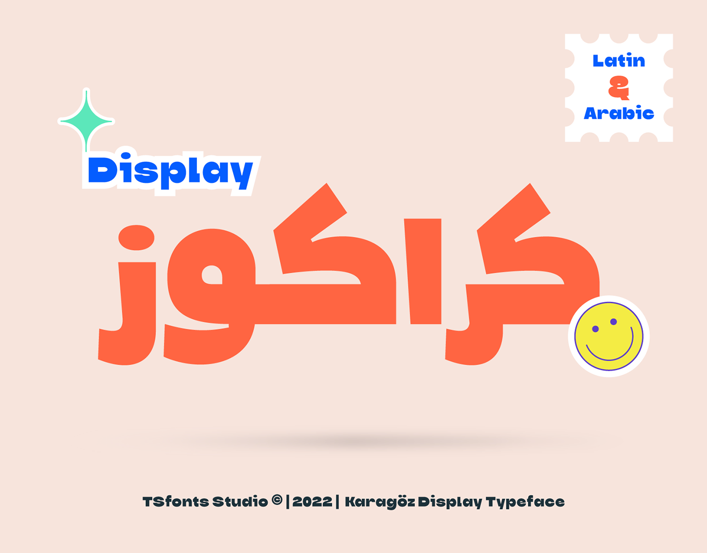 arabic font Display display font font Poster Design Typeface Cyrillic font type design