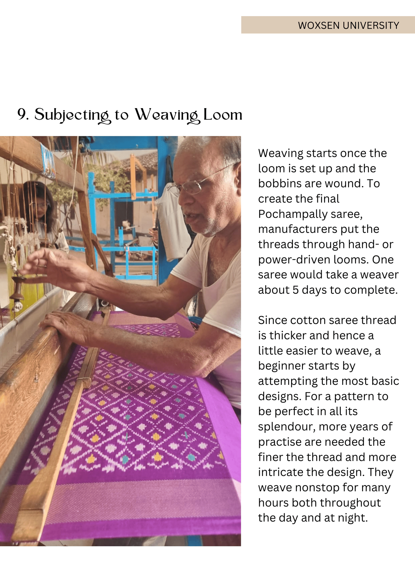 fashion design saree weaving Ikat pochampally sarees pochampally weavers