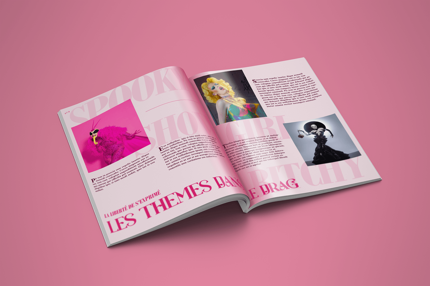 Drag drag queen Rupaul design editorial graphic designer art concept Original extravagant