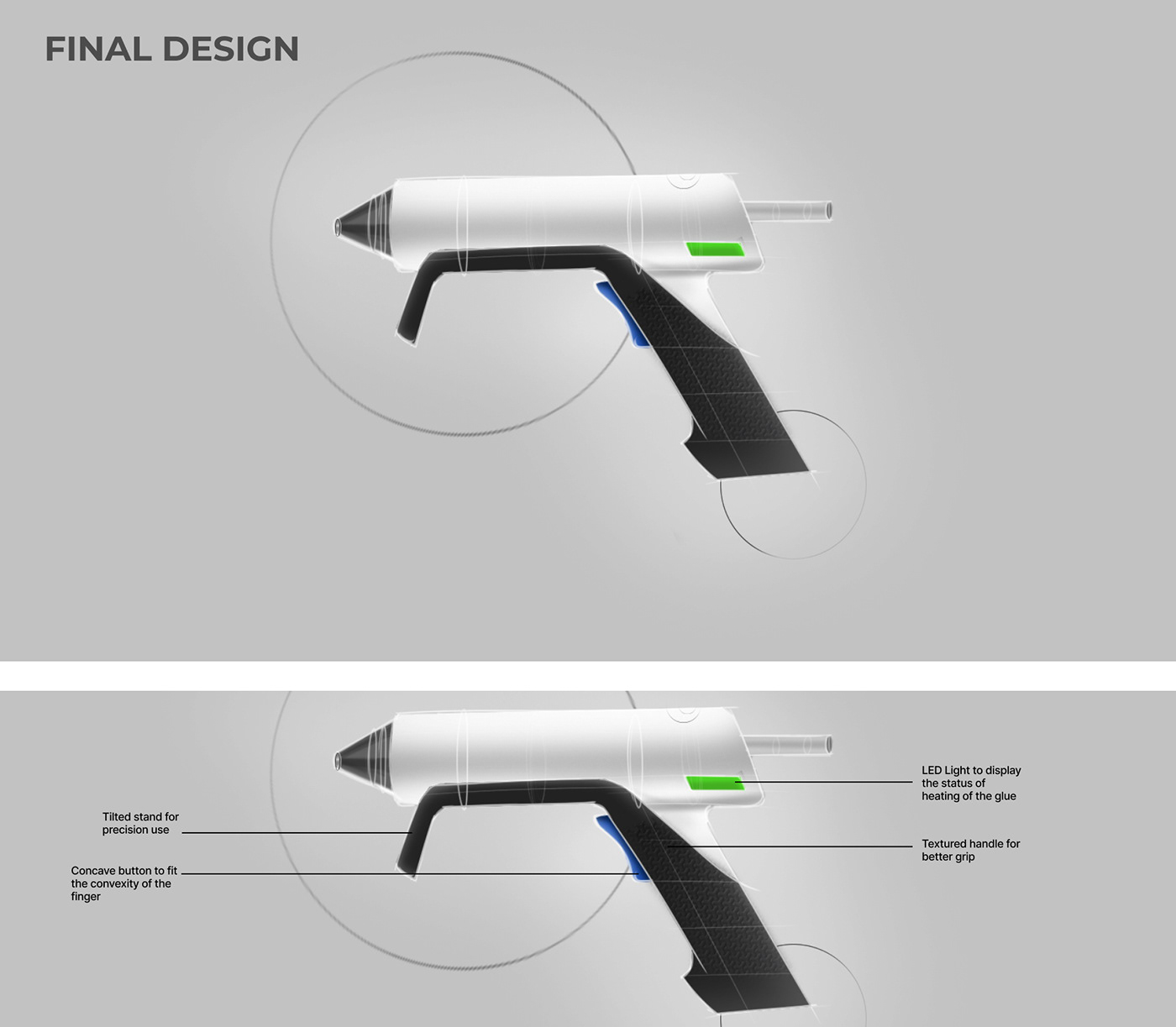 Vizualization 3D Render Glue product design  industrial design  portfolio photoshop product cmf