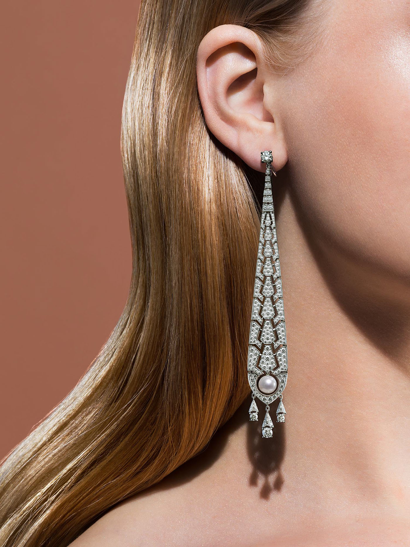 Jewellery jewelery Earring Gem Stone diamond  gold silver ear Fashion 