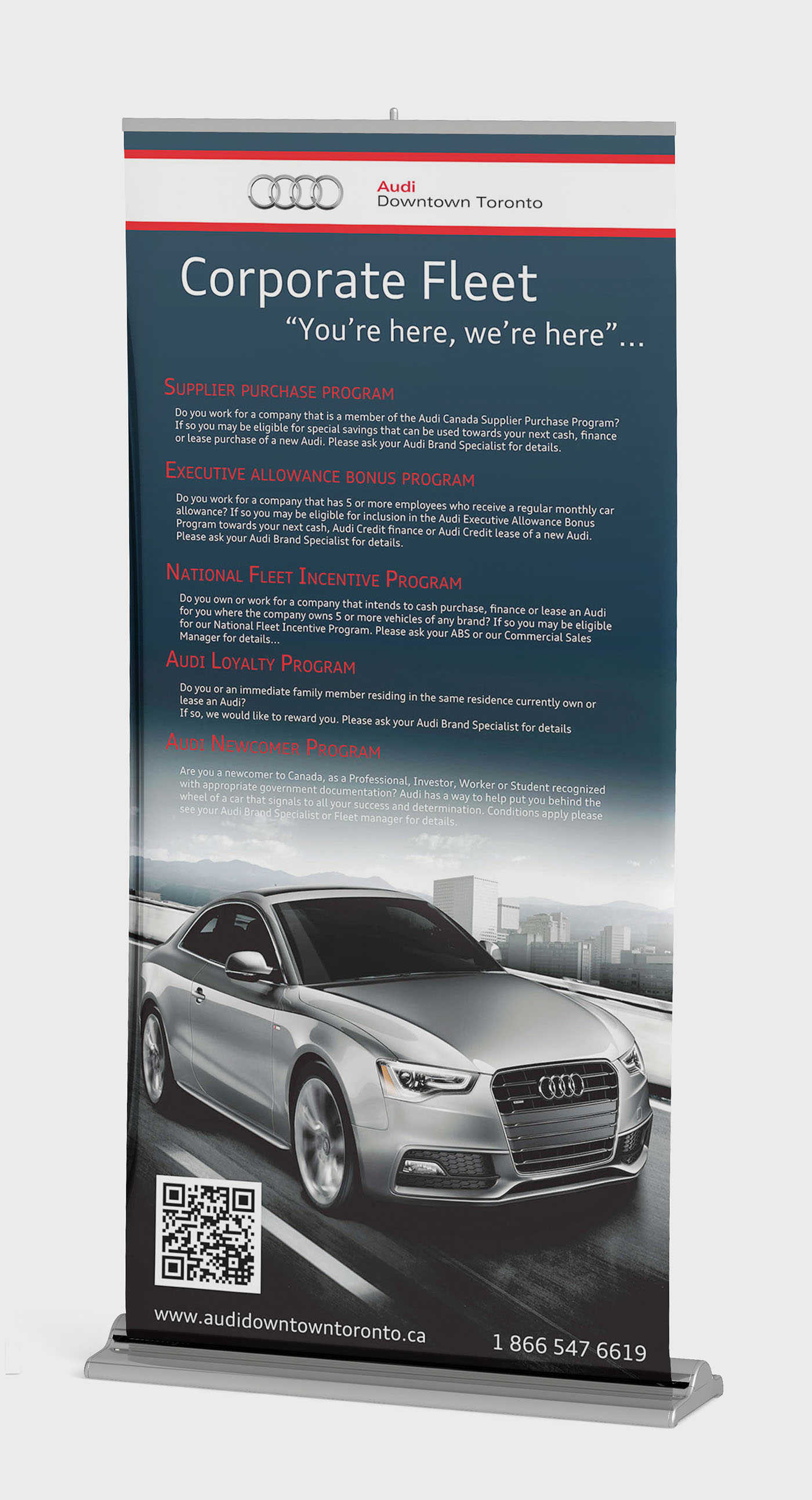 banner Audi poster