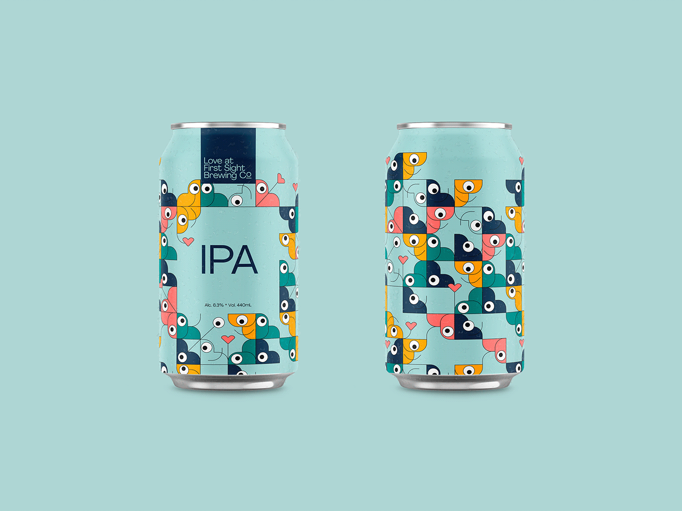 beer brewery can Colourful  ILLUSTRATION  Label Packaging