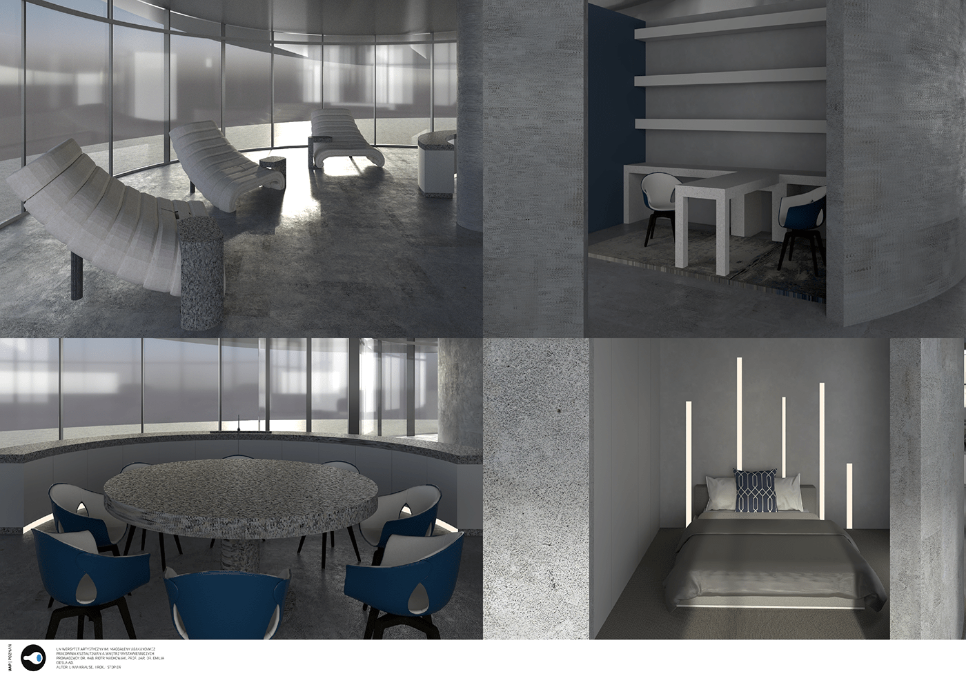 3D architecture design holidayhouse interior design  modern Render SketchUP visualization vray