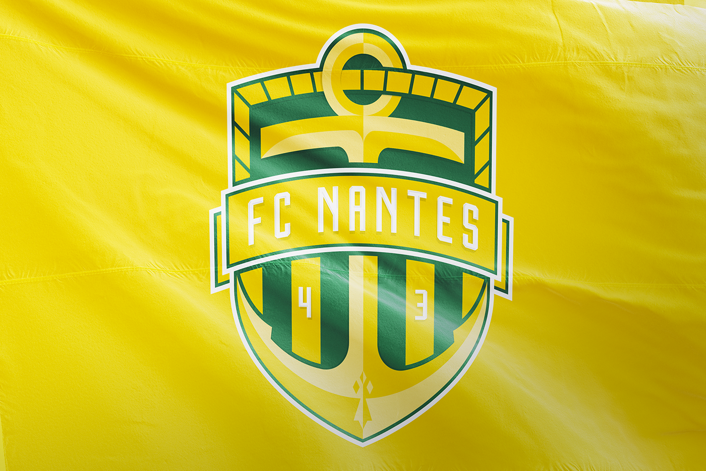 fc nantes club france Ligue 1 Rebrand brand soccer football logo sport