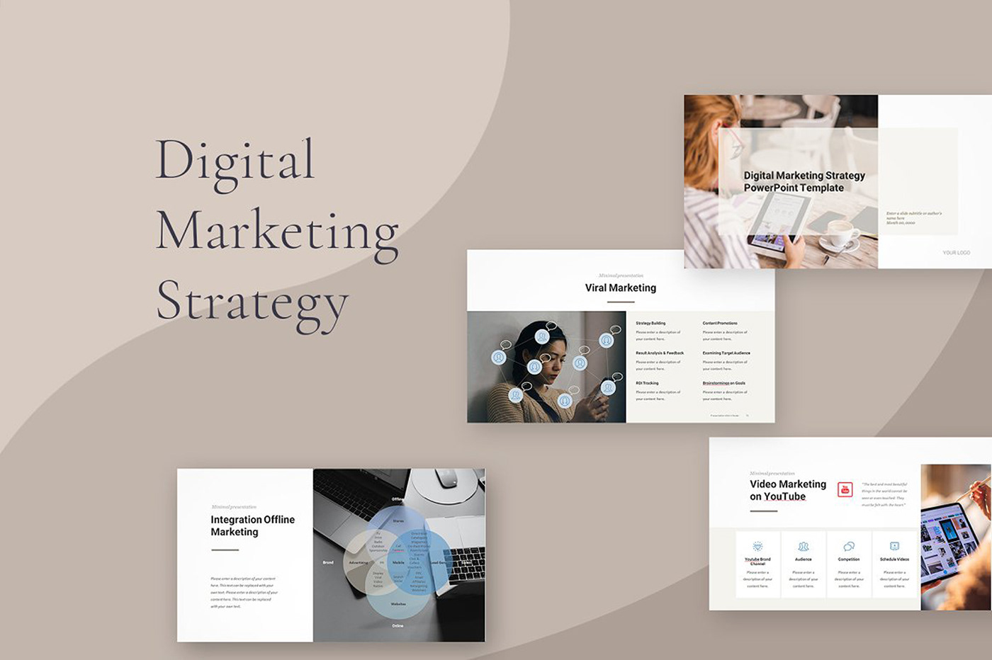 business company corporate digital marketing marketing strategy pitch deck Powerpoint presentation slides social media