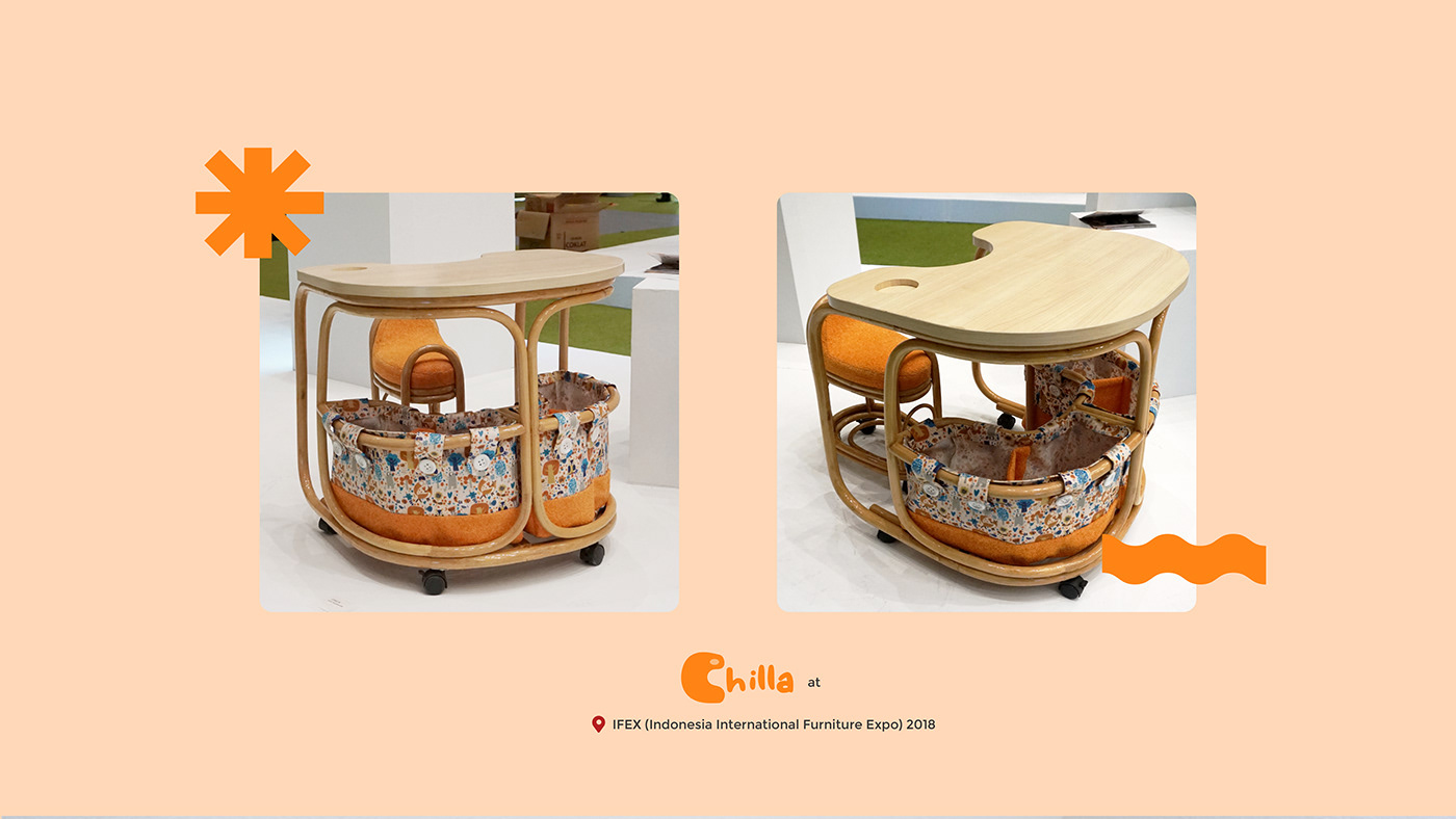 3d modeling children furniture design  rattan 3D model