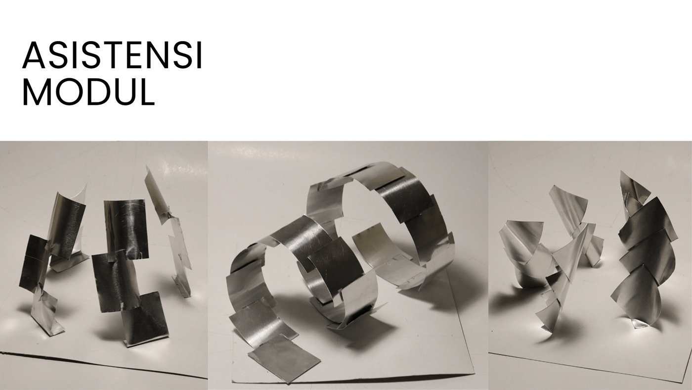 Aluminium Art alumunium assignment design student dkv ithb Nirmana 3D nirmana trimatra Student work trimatra