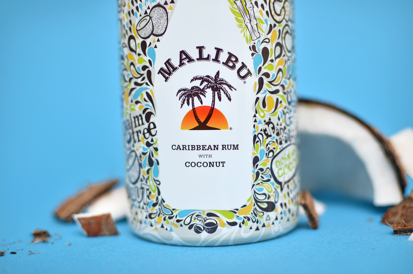 MALIBU the feebles Brand Union limited edition Ricard bottle Coco Coconut RHUM alcohol