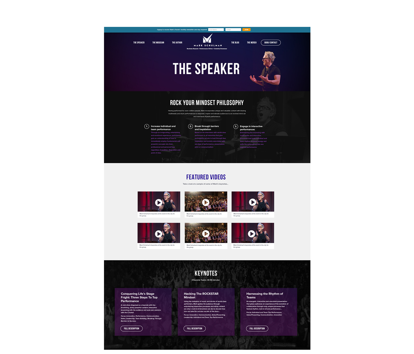 Web Design  speaker