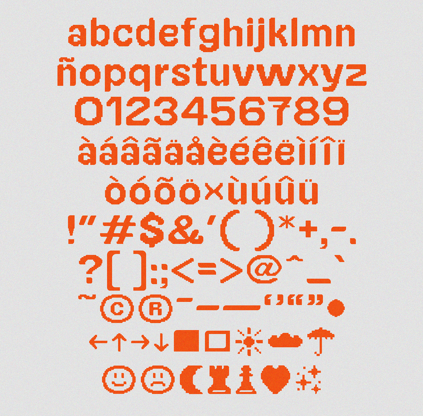 display font display typeface font font design pixel Riso risograph type design typography   typography design