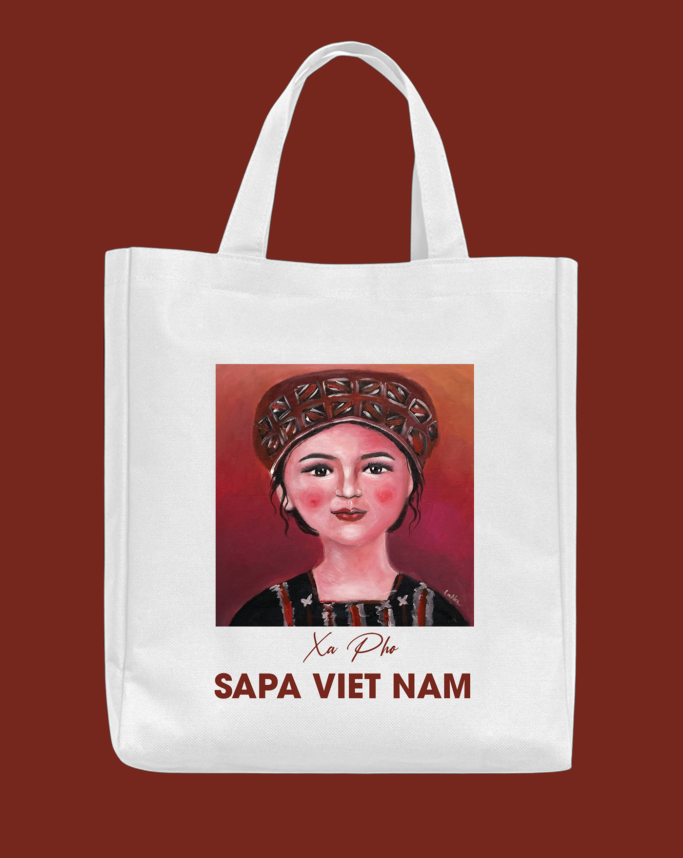 human face Drawing  artwork Fashion  portrait graphic design  Tote Bag