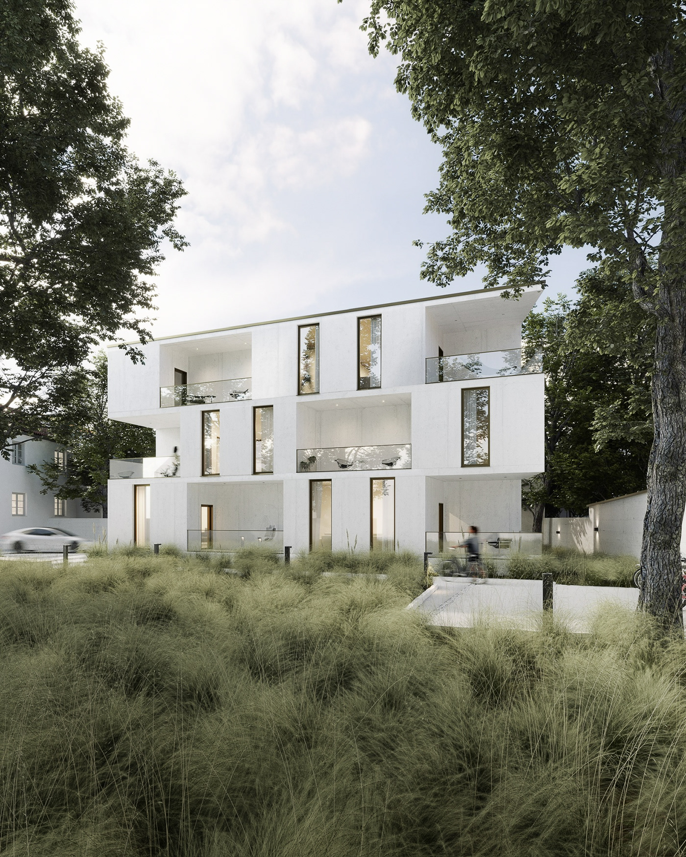 Frankfurt Visualisierung architecture rendering renderlovers Render CGI architektur haus home projekt Project Mehrfamilienhaus Residencial