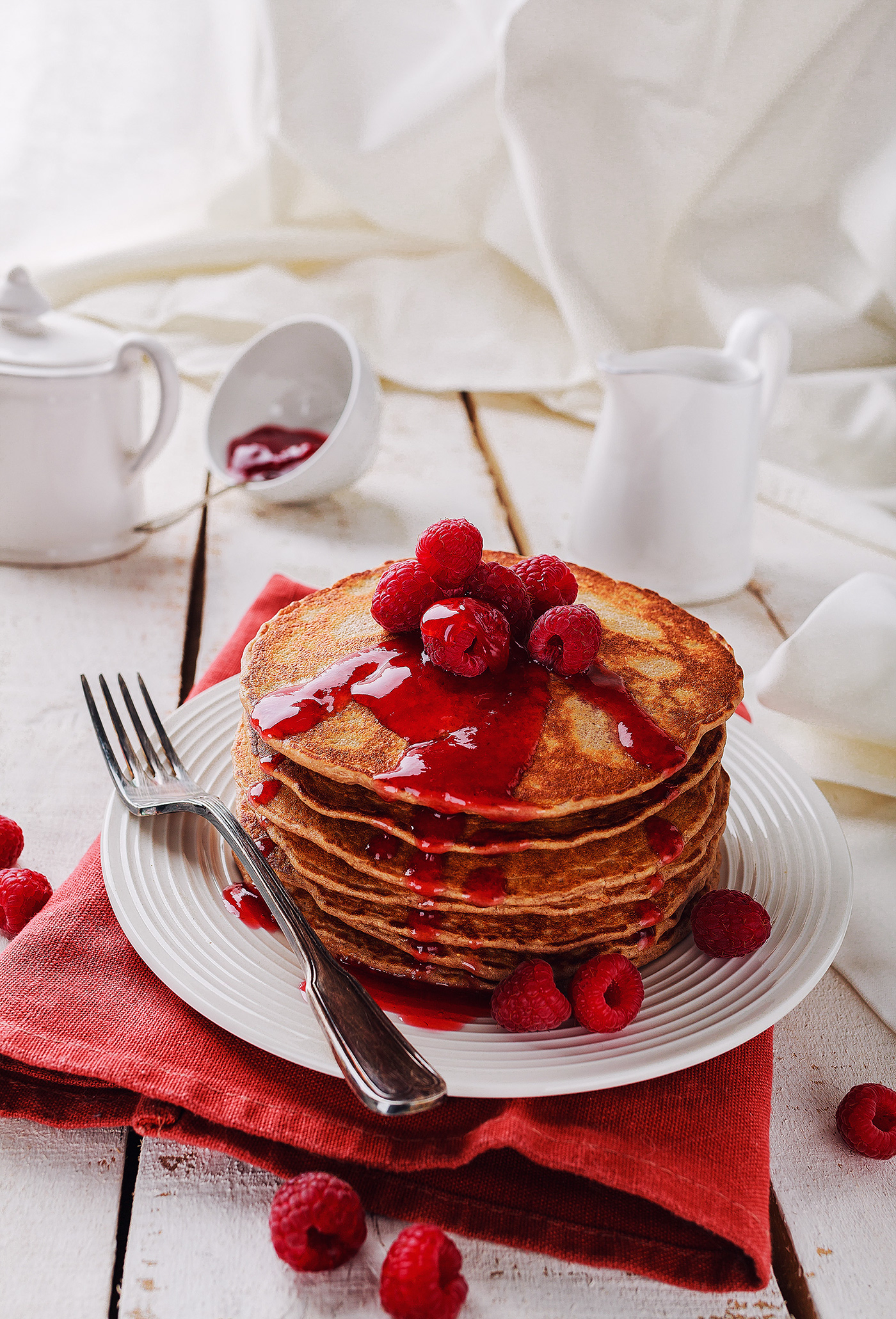 pancake raspberry breakfast delicious Photography 