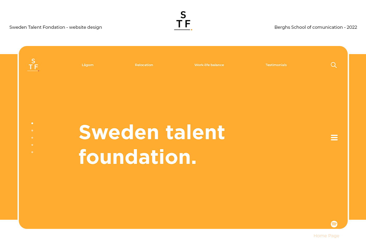 art direction  brand identity colorful design foundation Stockholm Sweden TAlent UI/UX Website