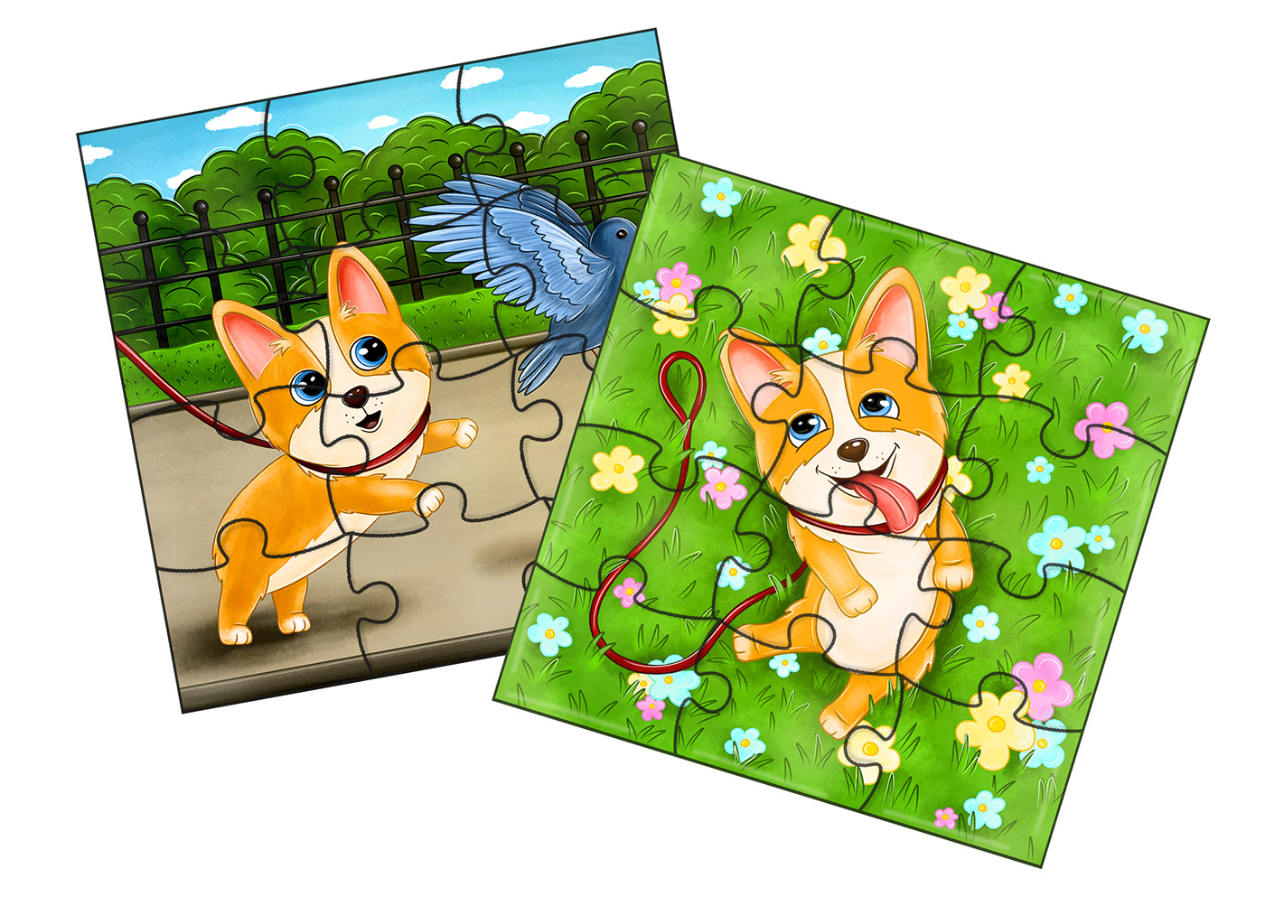 Character design  children colorful dog funny storybook animals life Picture Picture book