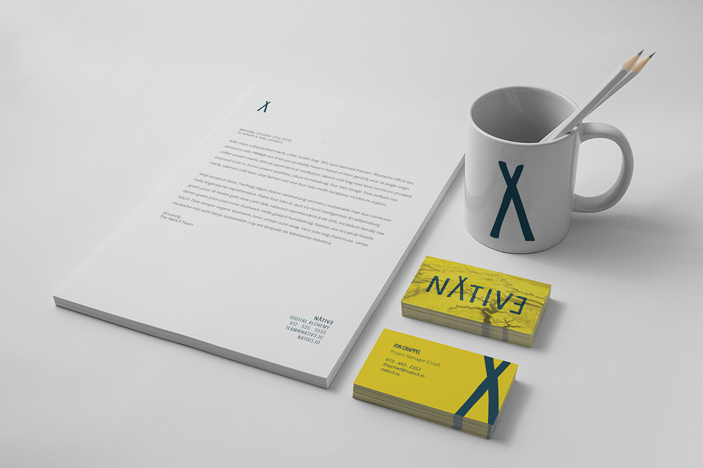branding  graphic design  identity Native development digital solutions