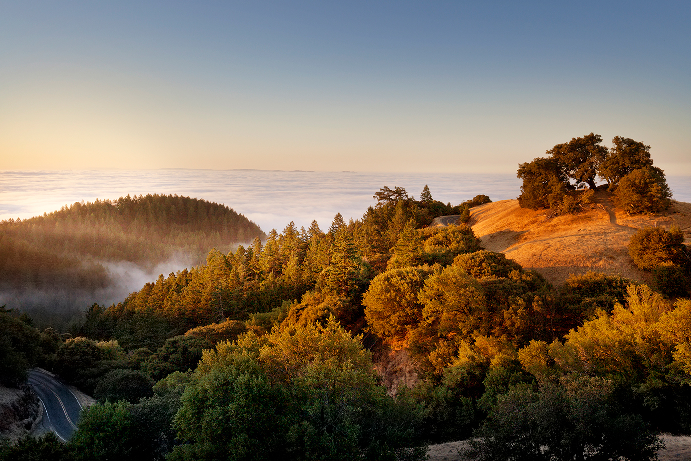 landscapes northern california san francisco national parks Sunrise