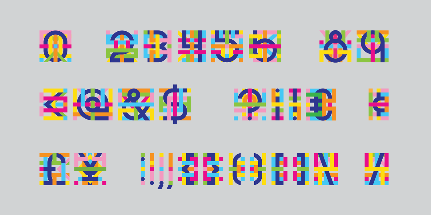 typography   font colorfont sudtipos graphic design  Type Specimen