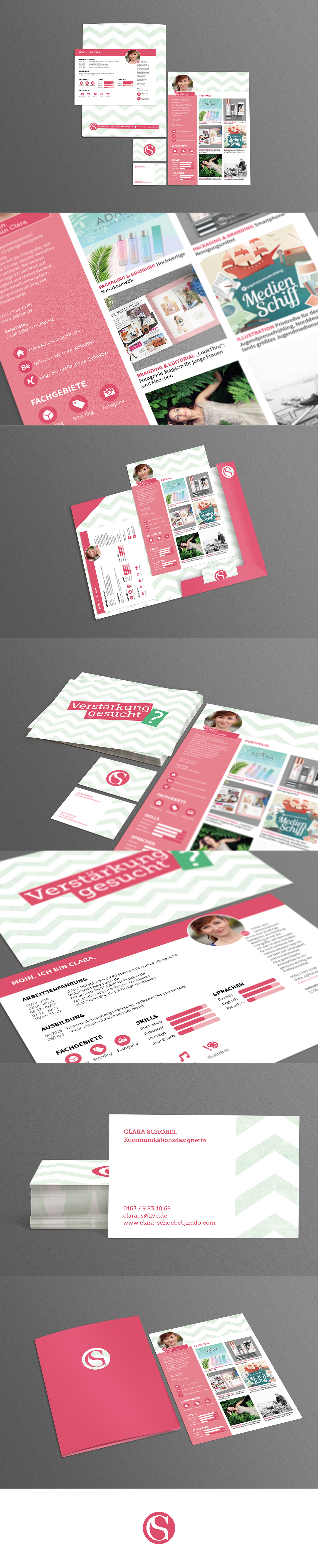 branding  design logo CI portfolio presentation business folder