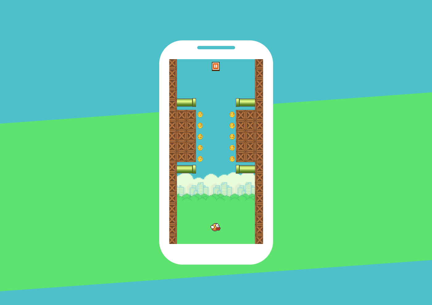 Buildbox Flappybird ios android mobile game design levels Game Assets reskin