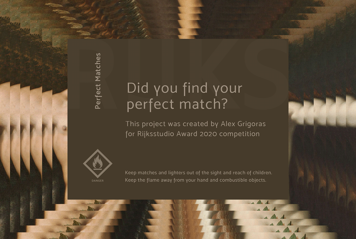 match Matchbox contest rijksstudio award fire burn Love masterpiece design