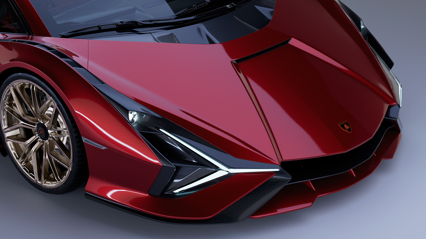 Vehicle car 3D Render visualization c4d cinema4d maxon redshift CGI