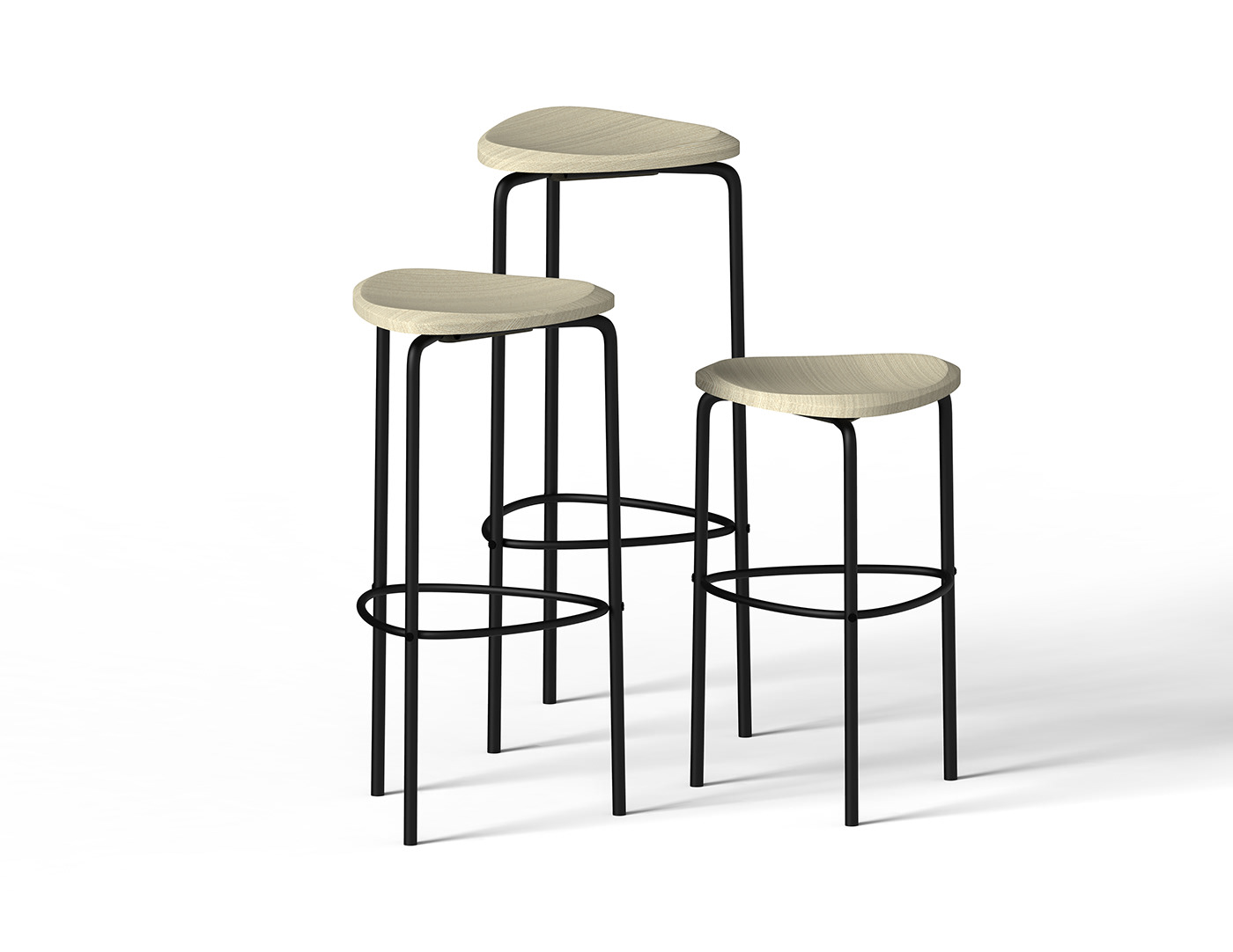 cnc design elegance furniture guest seating keyshot stools Sustainability
